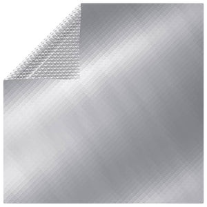 Rechteckige Poolabdeckung 800x500 cm Silber