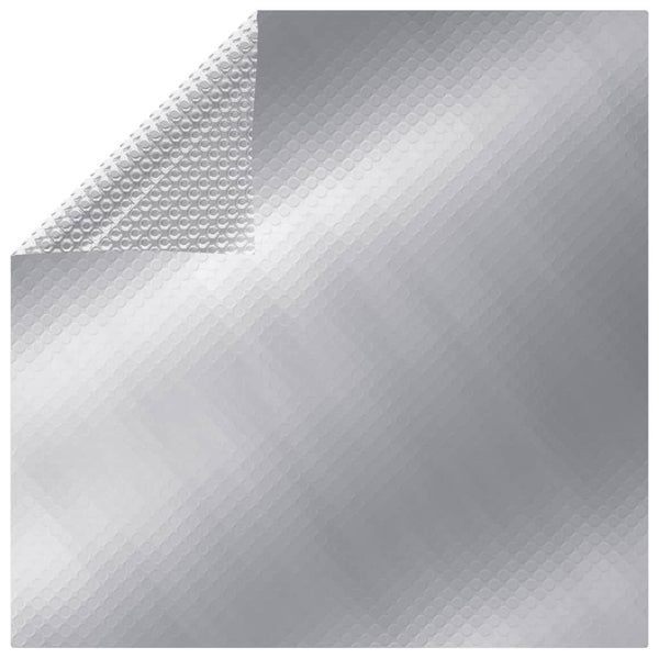 Rechteckige Poolabdeckung 800x500 cm Silber
