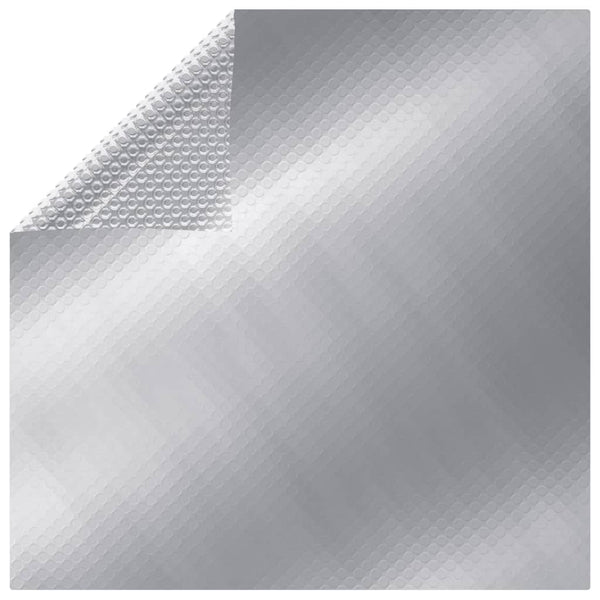 Rechteckige Poolabdeckung 1000x600 cm Silber