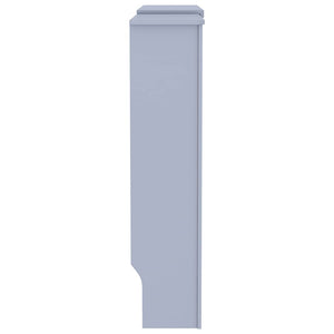Graue Heizkörperverkleidung MDF 205 cm