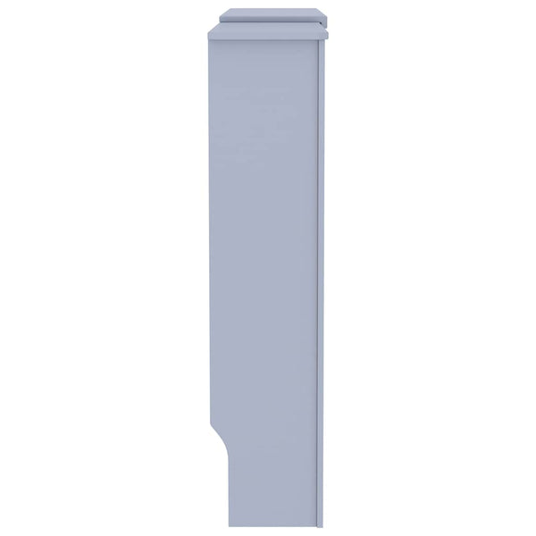 Graue Heizkörperverkleidung MDF 205 cm