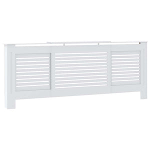 Cache-radiateur en MDF vidaXL blanc 205 cm