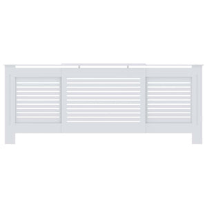 Cache-radiateur en MDF vidaXL blanc 205 cm