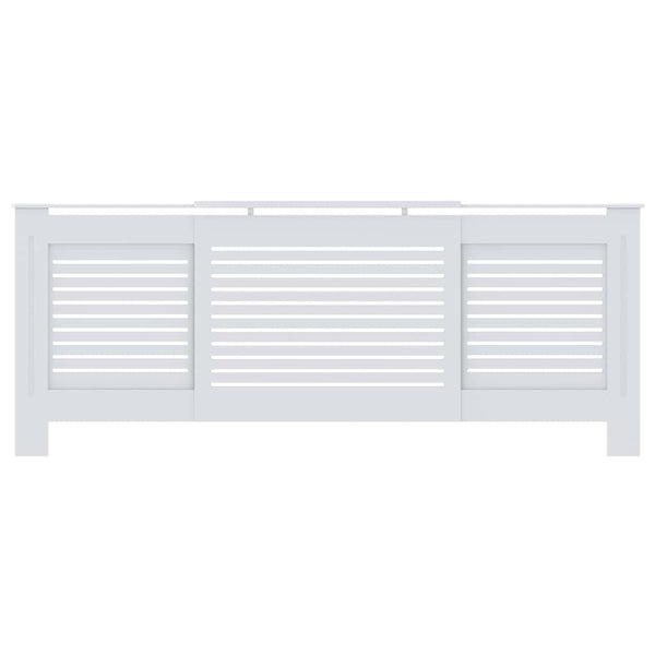 Cache-radiateur en MDF vidaXL blanc 205 cm
