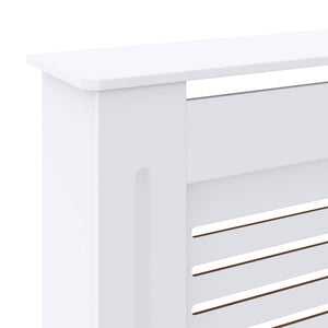 Cache-radiateur en MDF vidaXL blanc 205 cm