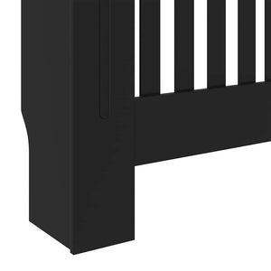 Heizkörperverkleidung Schwarz 78 cm