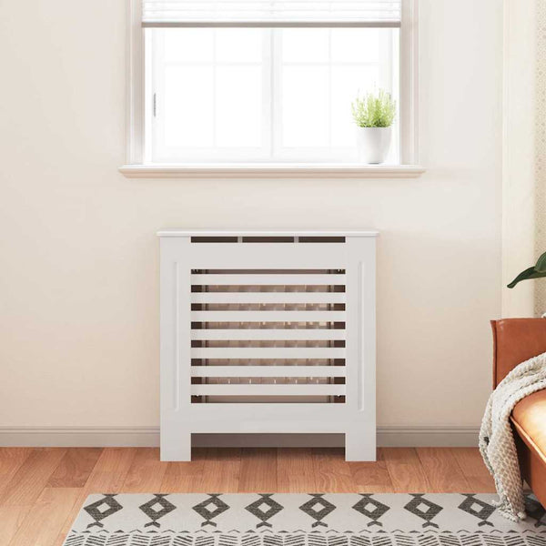 Weiße Heizkörperverkleidung MDF 78 cm