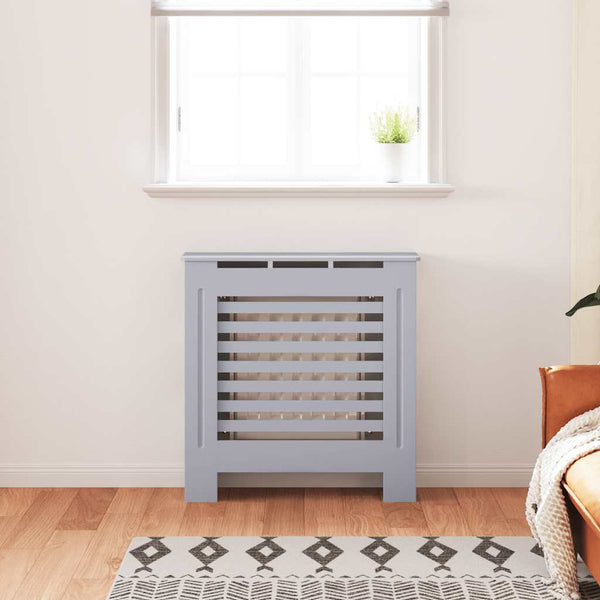 Graue Heizkörperverkleidung MDF 78 cm