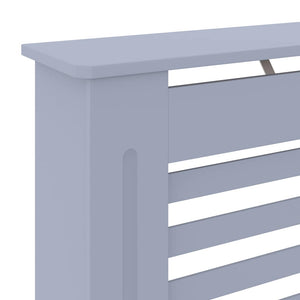 Graue Heizkörperverkleidung MDF 78 cm