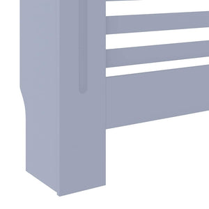 Graue Heizkörperverkleidung MDF 78 cm