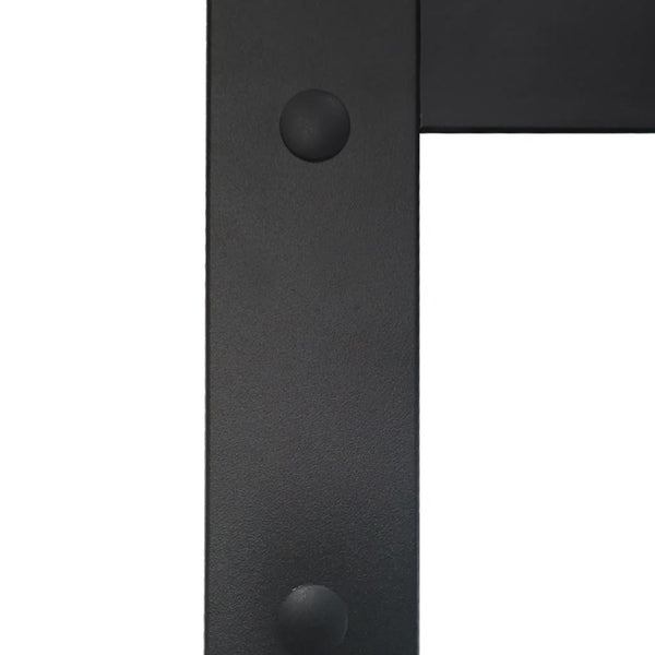 Schiebetür Aluminium und ESG-Glas mit Beschlägen 102,5x205 cm