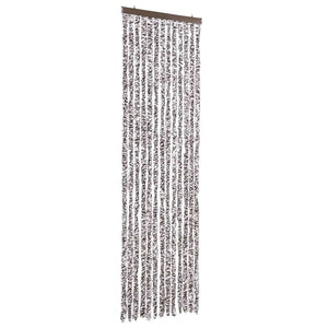 Insektenschutz-Vorhang Braun und Beige 56x200 cm Chenille