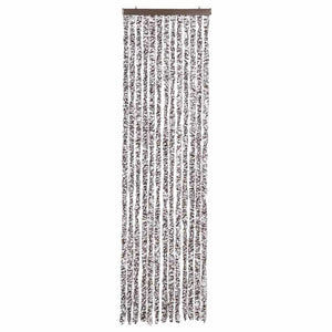 Insektenschutz-Vorhang Braun und Beige 56x200 cm Chenille