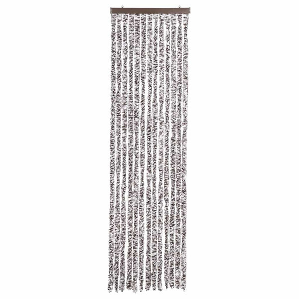 Insektenschutz-Vorhang Braun und Beige 56x200 cm Chenille