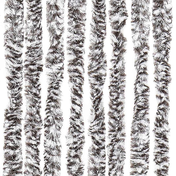 Insektenschutz-Vorhang Braun und Beige 56x200 cm Chenille