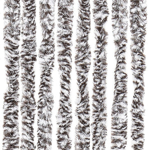 Insektenschutz-Vorhang Braun und Beige 118x220 cm Chenille