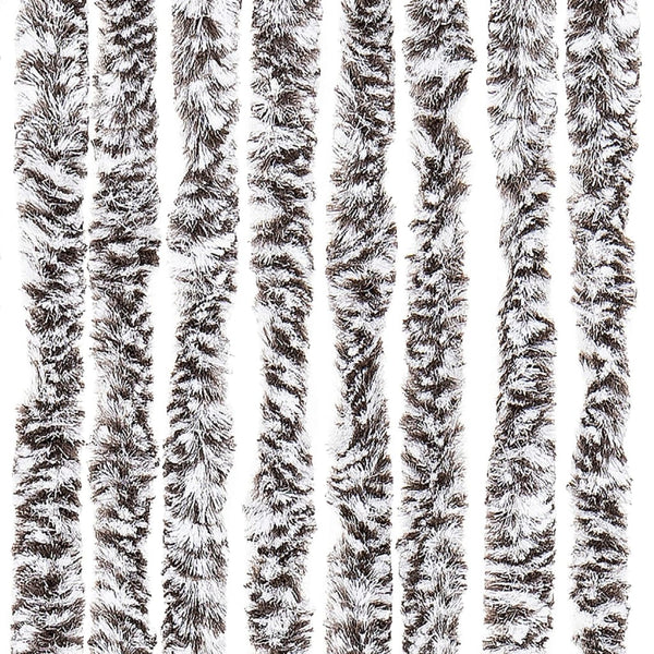 Insektenschutz-Vorhang Braun und Beige 118x220 cm Chenille