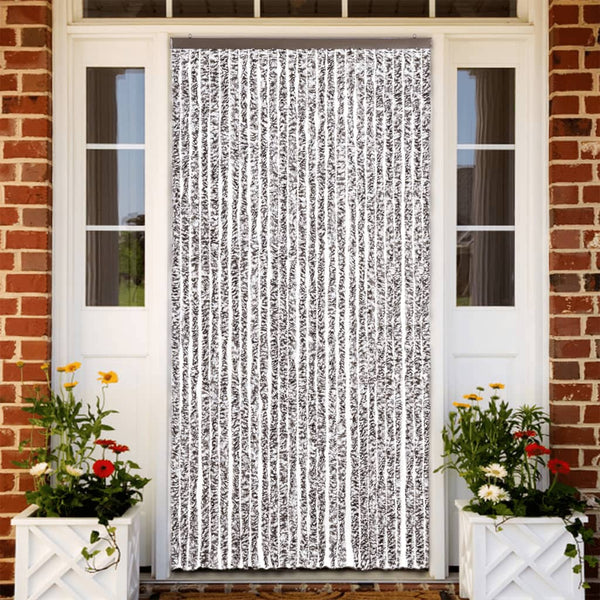 Insektenschutz-Vorhang Braun und Beige 118x220 cm Chenille