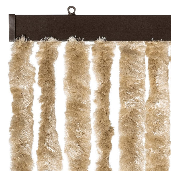 Insektenschutz-Vorhang Beige 118x220 cm Chenille