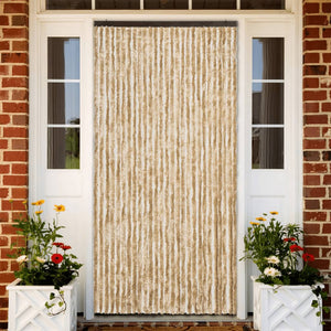 Insektenschutz-Vorhang Beige 118x220 cm Chenille