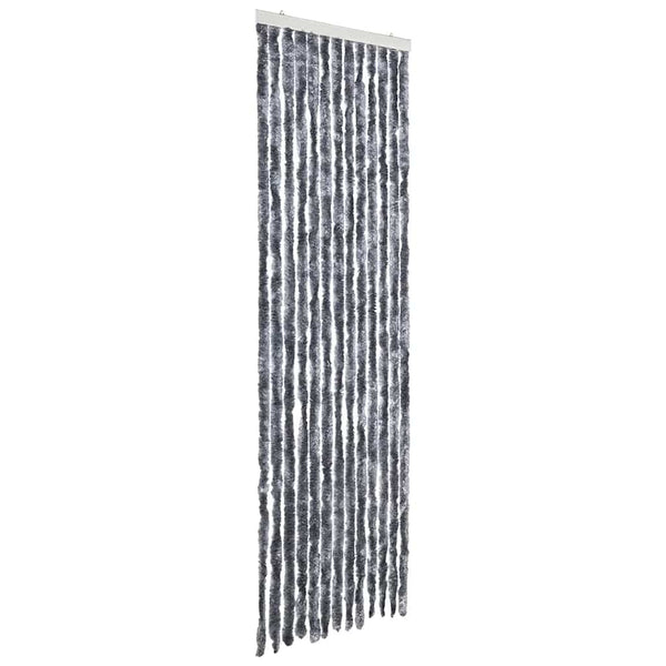 Insektenschutz-Vorhang Silbern 56x200 cm Chenille