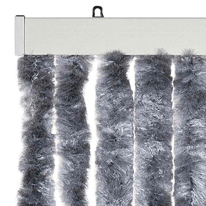 Insektenschutz-Vorhang Silbern 56x200 cm Chenille