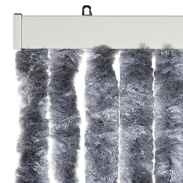 Insektenschutz-Vorhang Silbern 56x200 cm Chenille