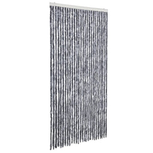 Insektenschutz-Vorhang Silbern 118x220 cm Chenille