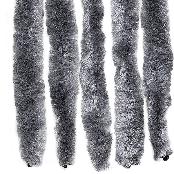Insektenschutz-Vorhang Silbern 118x220 cm Chenille