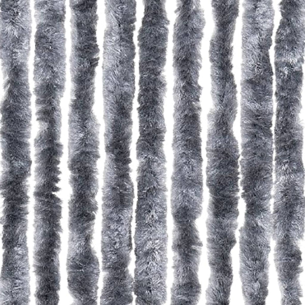 Insektenschutz-Vorhang Silbern 118x220 cm Chenille