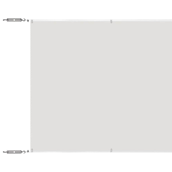 Senkrechtmarkise Weiß 60x800 cm Oxford-Gewebe