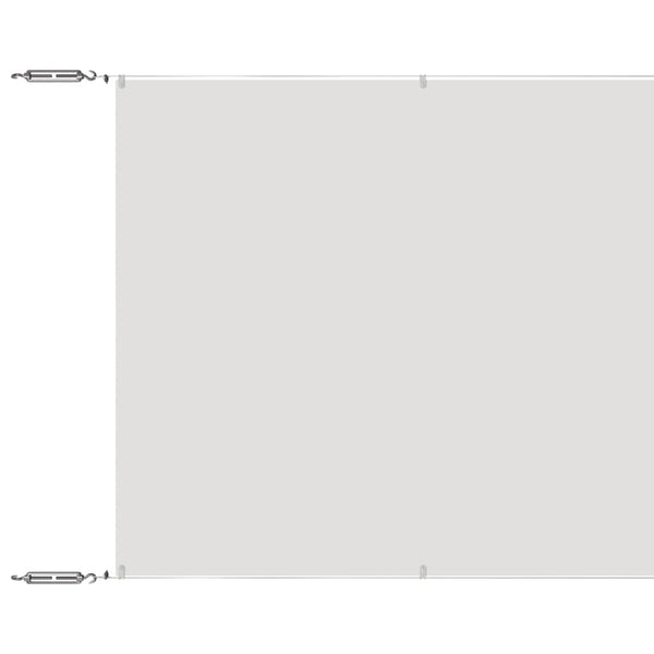 Senkrechtmarkise Weiß 60x1000 cm Oxford-Gewebe