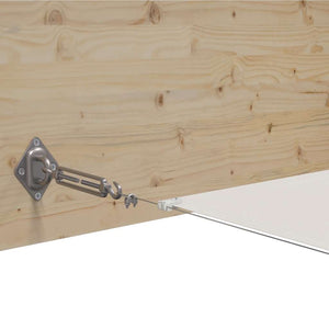 Senkrechtmarkise Weiß 60x1000 cm Oxford-Gewebe