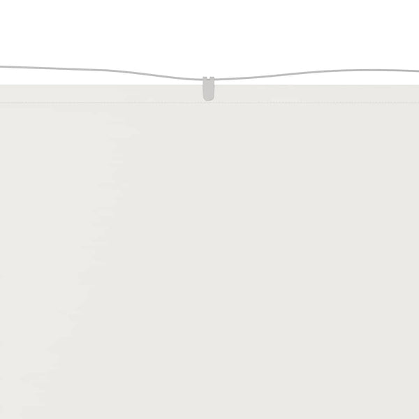 Senkrechtmarkise Weiß 60x1200 cm Oxford-Gewebe