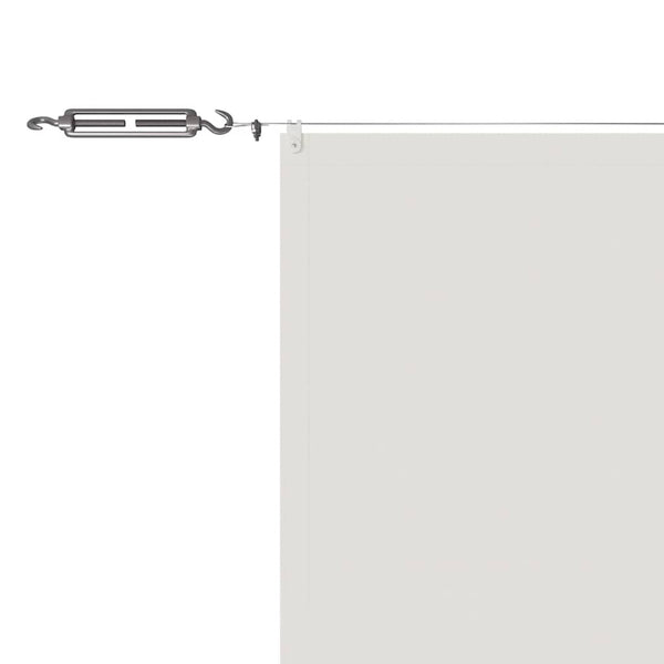 Senkrechtmarkise Weiß 60x1200 cm Oxford-Gewebe