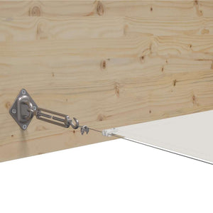 Senkrechtmarkise Weiß 100x1200 cm Oxford-Gewebe