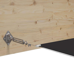 Senkrechtmarkise Anthrazit 100x800 cm Oxford-Gewebe