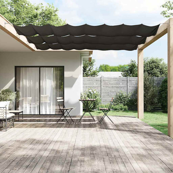Senkrechtmarkise Anthrazit 100x800 cm Oxford-Gewebe