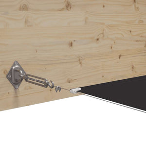Senkrechtmarkise Anthrazit 100x1000 cm Oxford-Gewebe