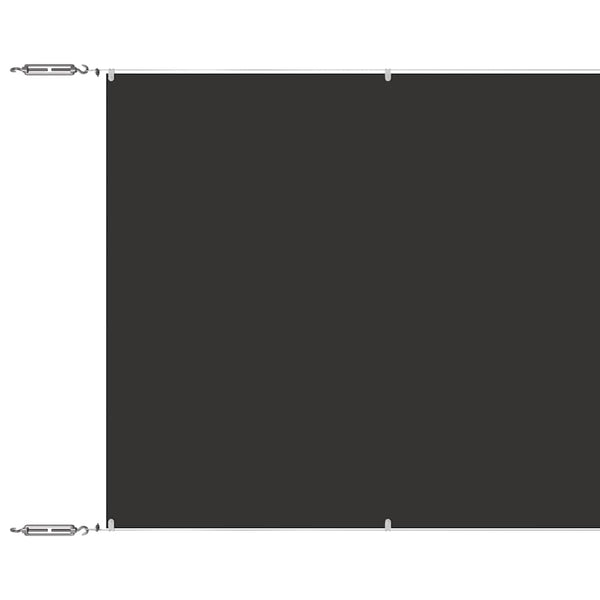 Senkrechtmarkise Anthrazit 140x600 cm Oxford-Gewebe