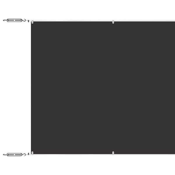 Senkrechtmarkise Anthrazit 180x1200 cm Oxford-Gewebe