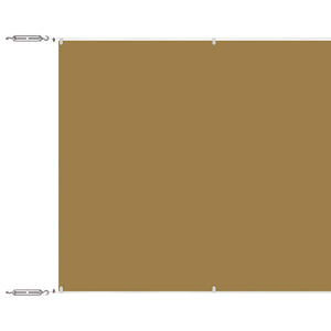 Senkrechtmarkise Beige 60x600 cm Oxford-Gewebe
