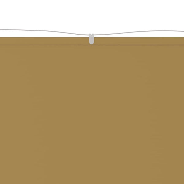 Senkrechtmarkise Beige 60x800 cm Oxford-Gewebe