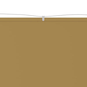 Senkrechtmarkise Beige 60x1000 cm Oxford-Gewebe