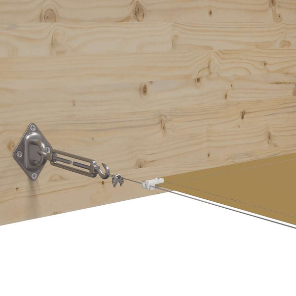 Senkrechtmarkise Beige 60x1000 cm Oxford-Gewebe