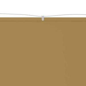 Senkrechtmarkise Beige 60x1200 cm Oxford-Gewebe