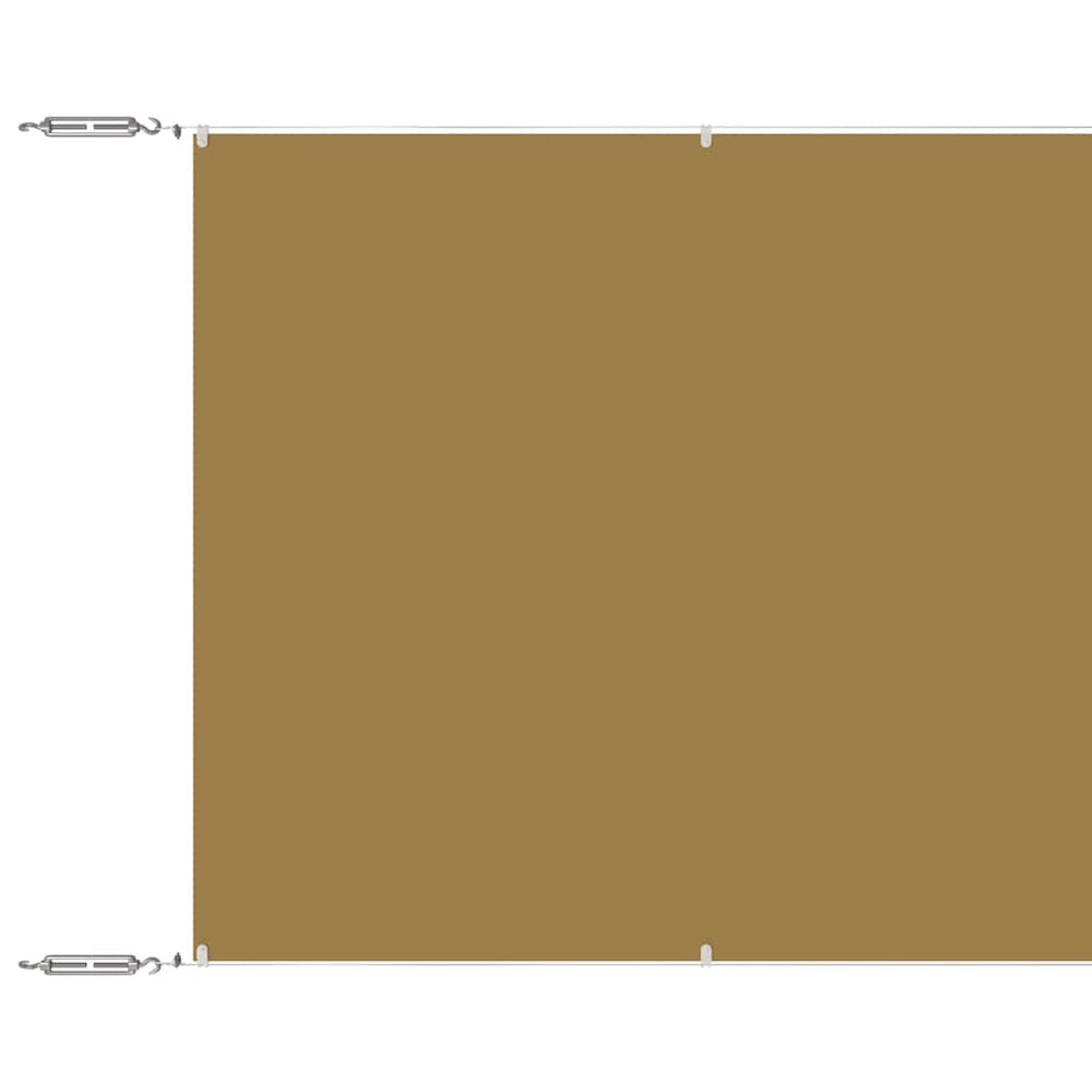 vidaXL Vertical Blind Beige 100x800 cm Oxford Fabric