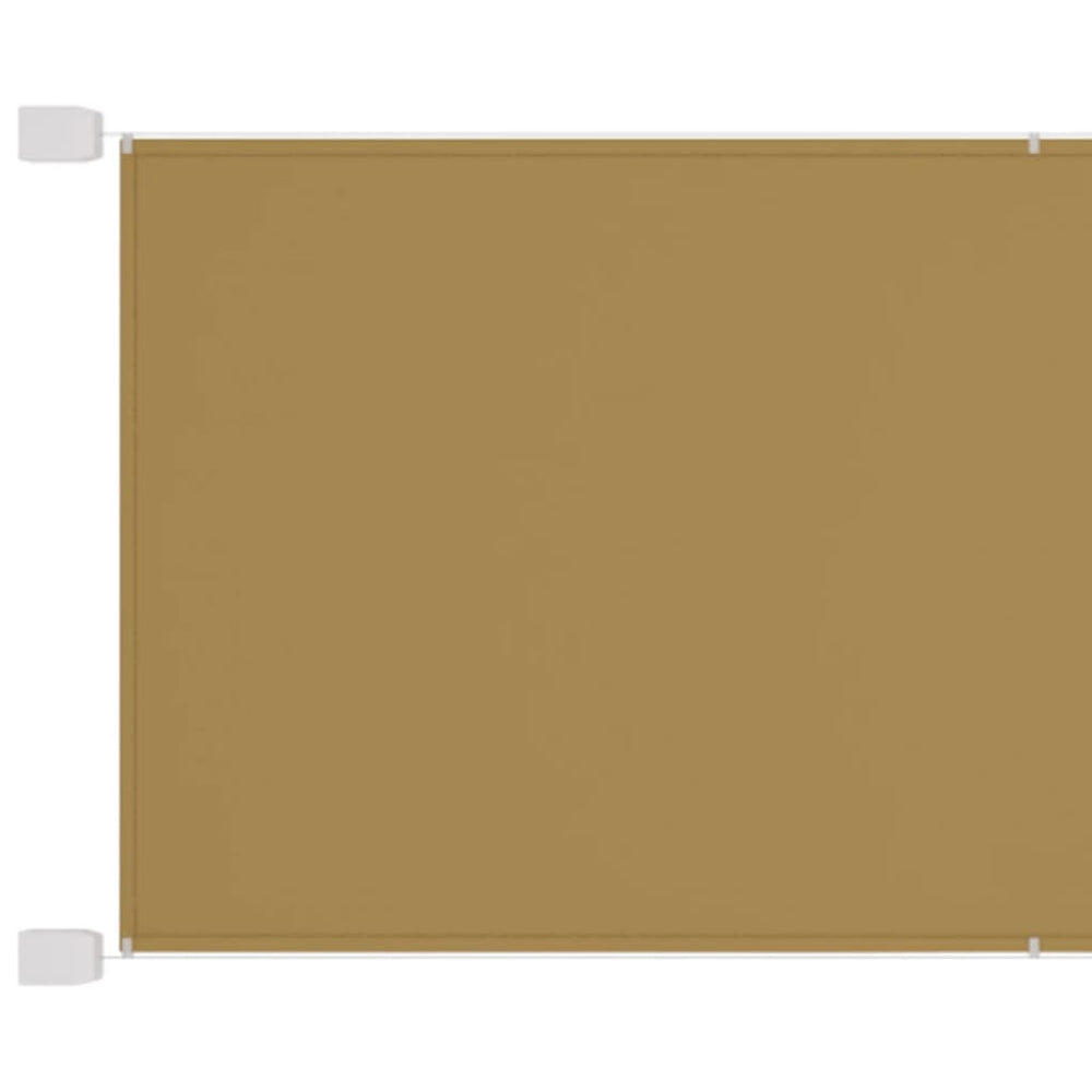vidaXL Vertical Awning Beige 140x270 cm Oxford Fabric