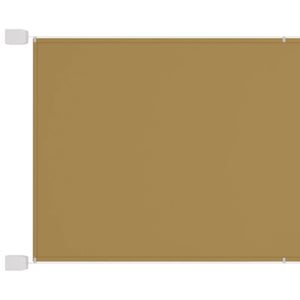 Senkrechtmarkise Beige 140x270 cm Oxford-Gewebe