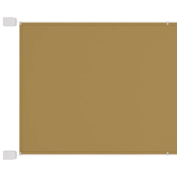 Senkrechtmarkise Beige 140x270 cm Oxford-Gewebe